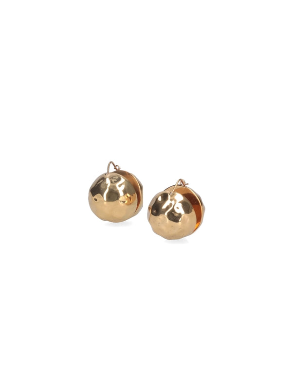 Gold-Tone Brass Earrings