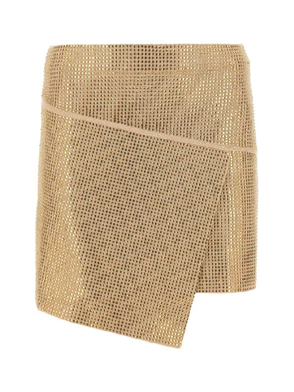 Crystal Stretch Knit Skirt