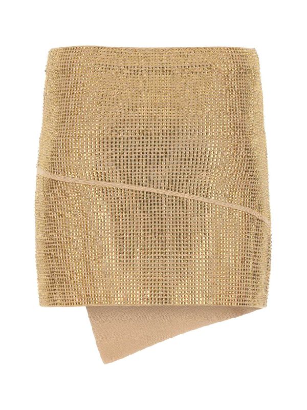 Crystal Stretch Knit Skirt