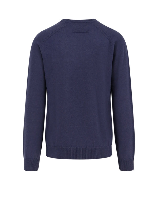 Z Zegna Blue Knitted
