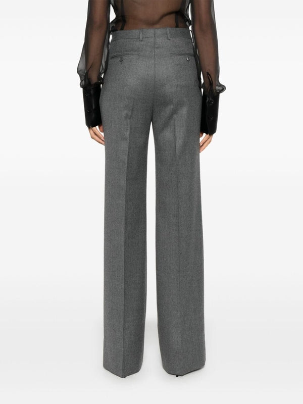 Wool Bootcut Pants