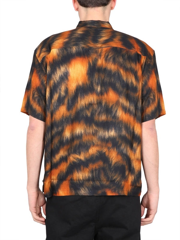 Fur Printing Viscose Shirt