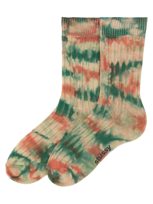 Logo Detail Tie-dye Socks