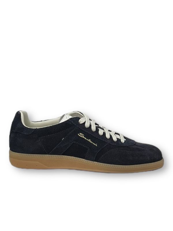 Logo Suede Low Top Sneakers