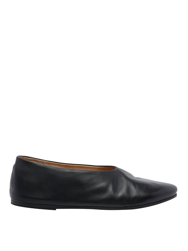 Marsell Black Flat Shoes