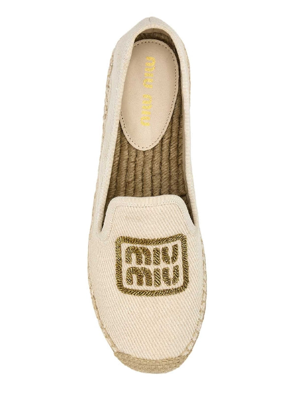 Logo Embroidered Espadrilles