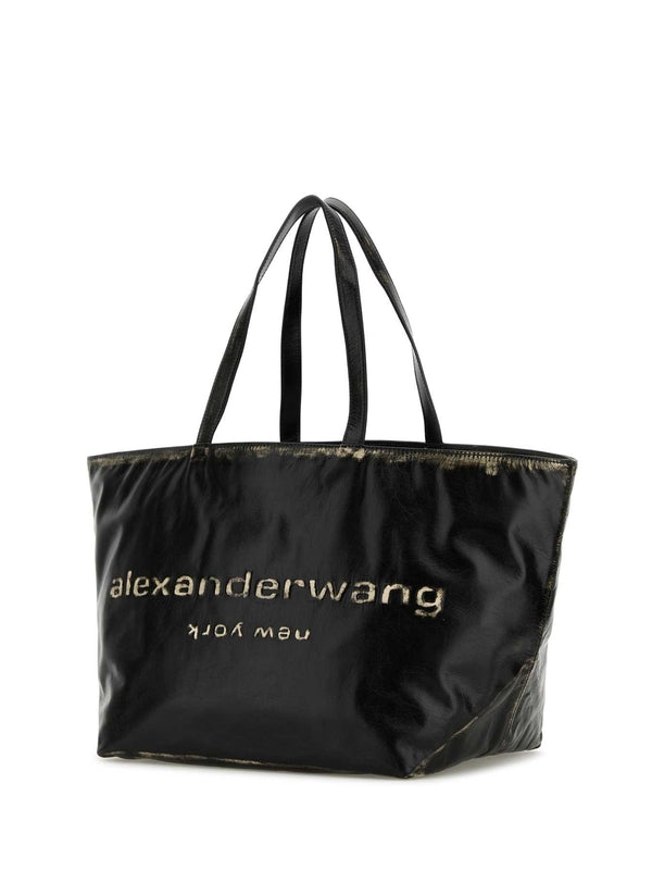 Logo Printing Leather Large Tote Bag