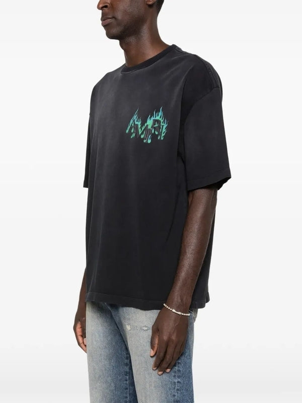 Amiri Black Half Sleeve