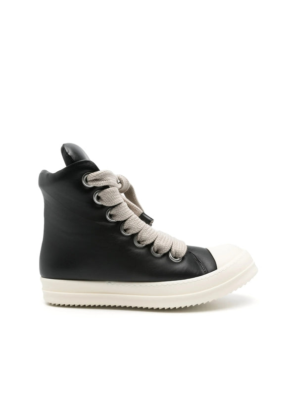 Rick Owens Black High Top Sneakers