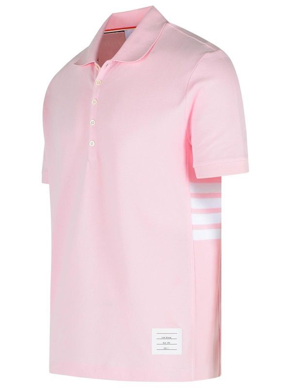 4-Bar Detail Short Sleeve Polo Shirt