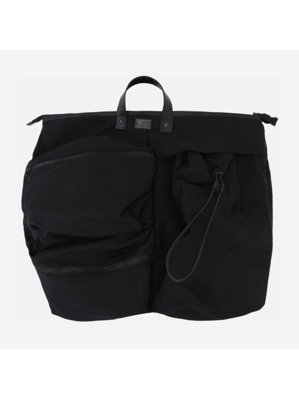 Multi-Pocket Nylon Large Tote Bag