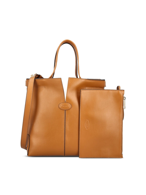 Di Folio Leather Small Tote Bag
