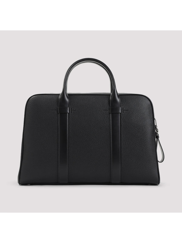 Black Calfskin Briefcase