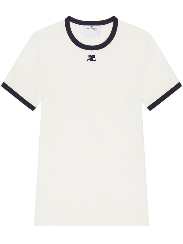 Logo Patch Cotton T-Shirt