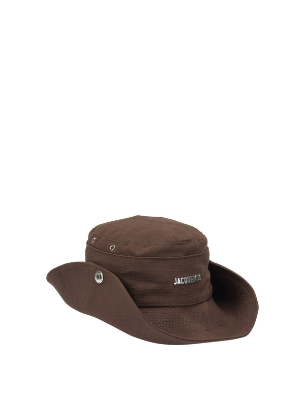 Jacquemus Brown Bucket Hats