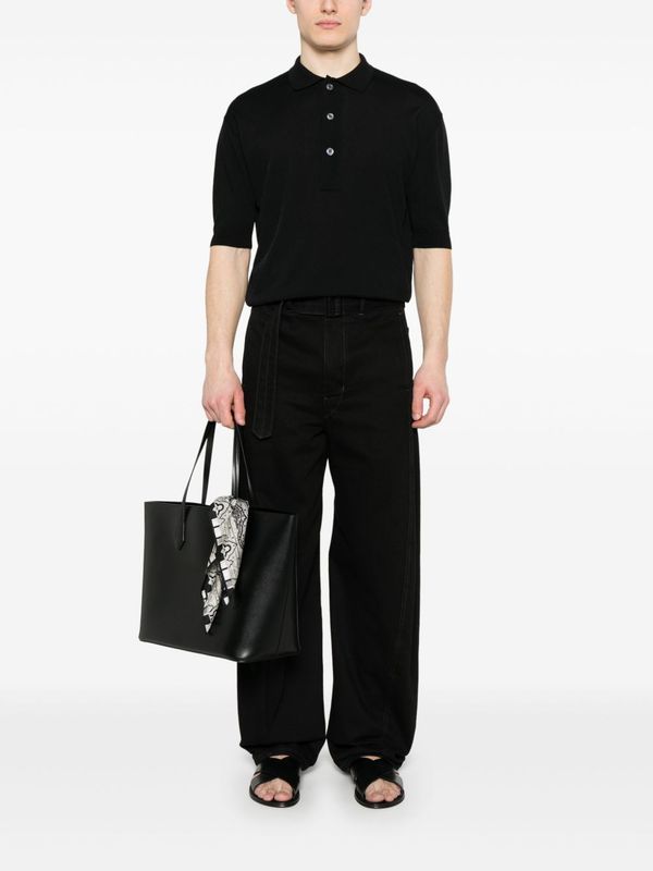 Cotton Blend Polo Shirt