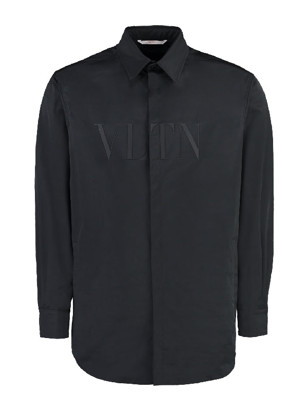 Vltn Printing Nylon Shirt Jacket