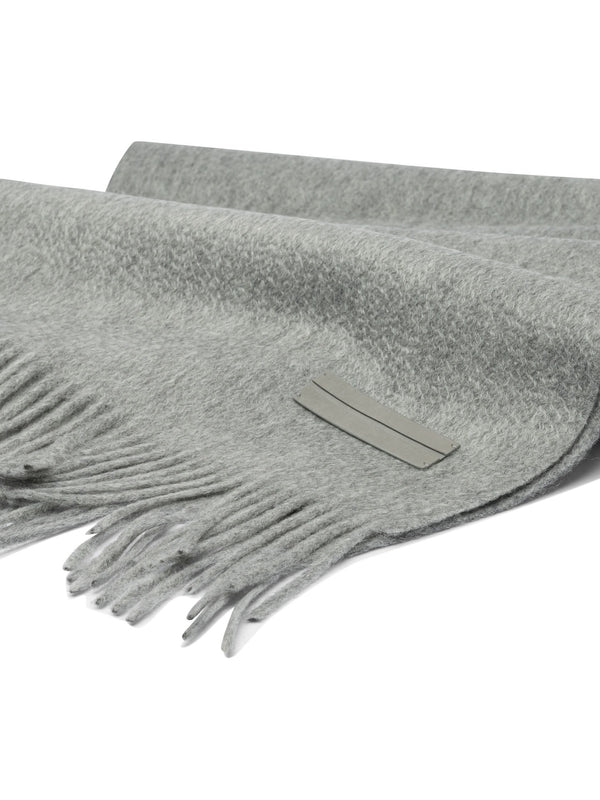 Z Zegna Grey Other Fabric Mufflers