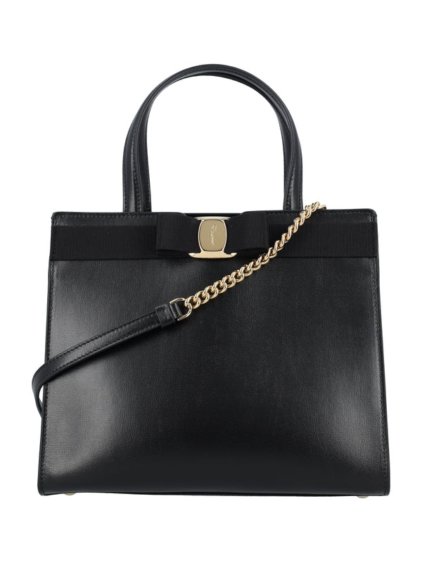 Vara Bow Leather Tote Bag