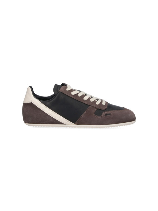 Rick Owens Brown Low Top Sneakers