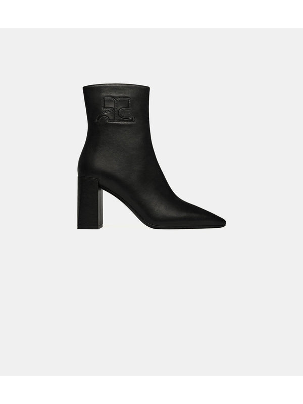 Courrèges Black Ankle Boots