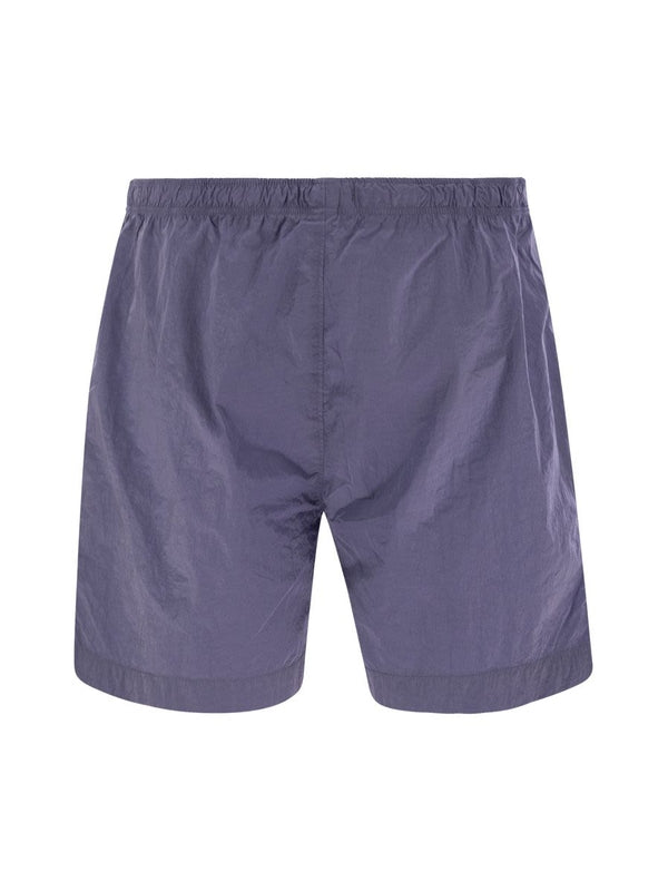 Logo Patch Nylon Swim Shorts