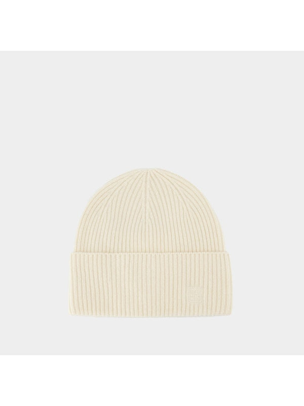 Turn-Up Cashmere Beanie