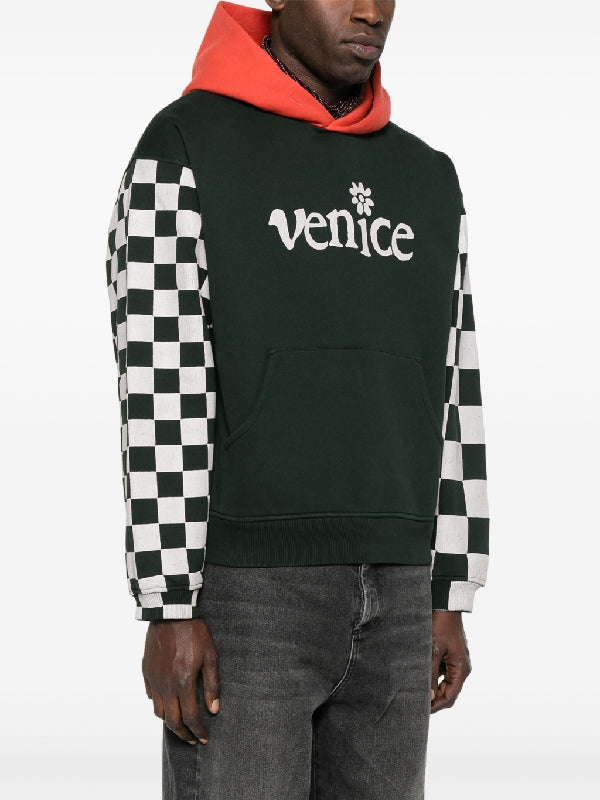 Checker Sleeve Venice Hood