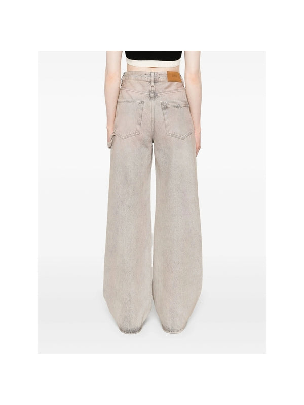 Amiri Beige Denim Pants