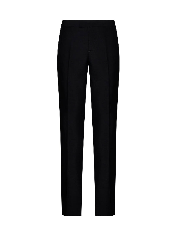 Wool Mohair Tailored Pants