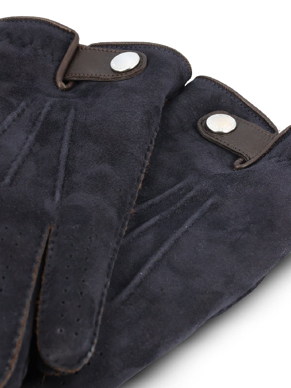 Navy Lambskin Gloves