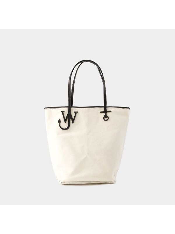 Tall Anchor Handle Canvas Tote Bag