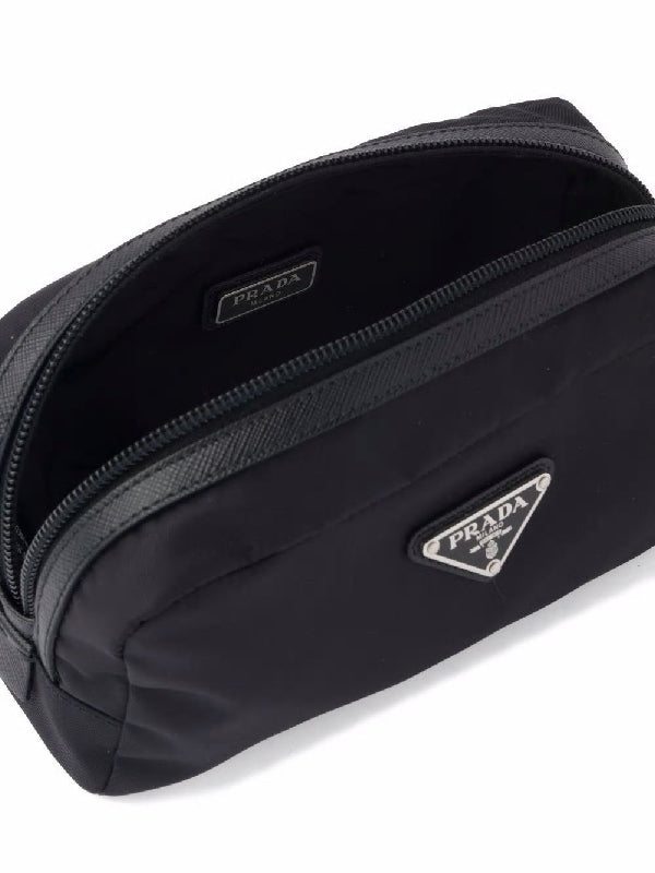 Triangle Logo Re-Nylon Pouch
  Case