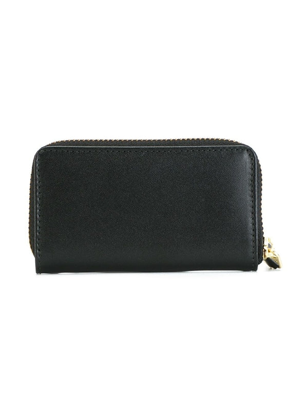 Zip Around Leather Long Wallet