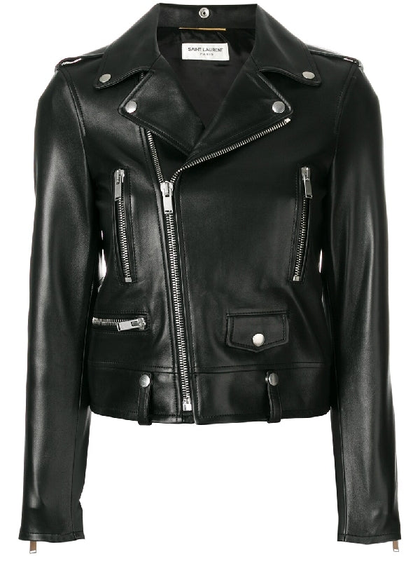 Classic Lambskin Motorcycle Jacket