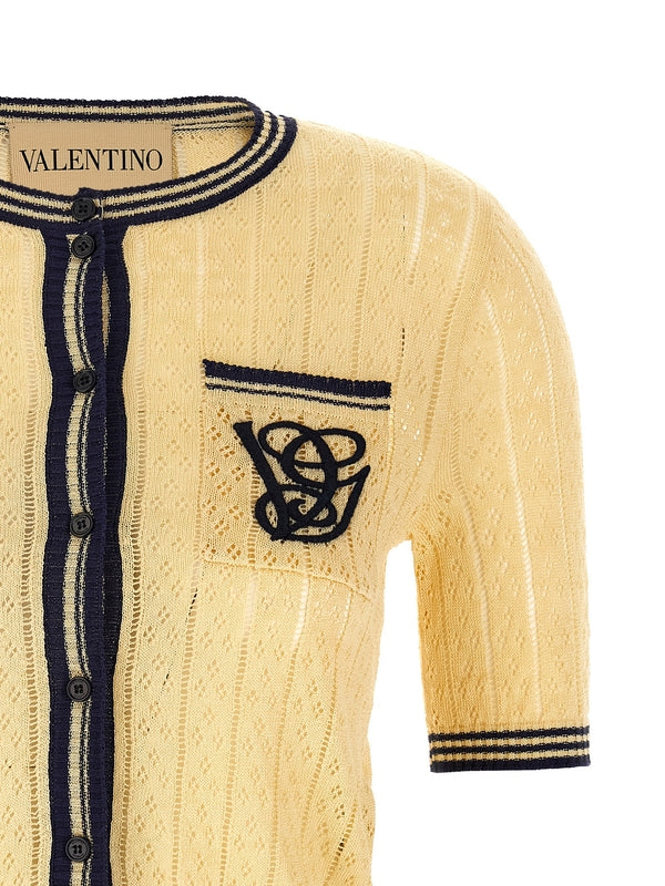 Valentino Yellow Cardigans