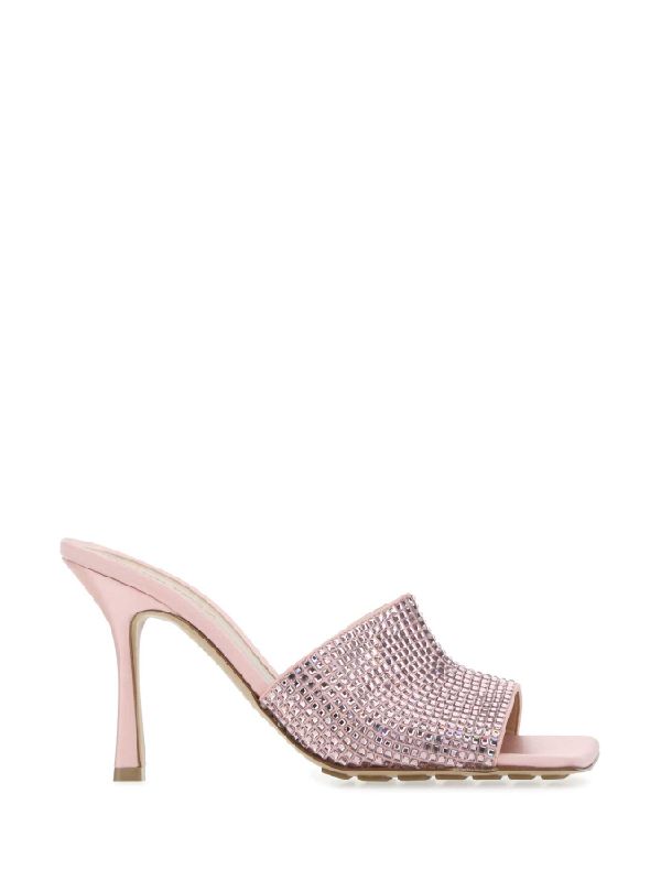 Sparkle Stretch Mule Heelss