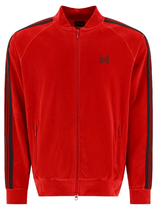 Butterfly Logo Embroidered Track Zip-Up