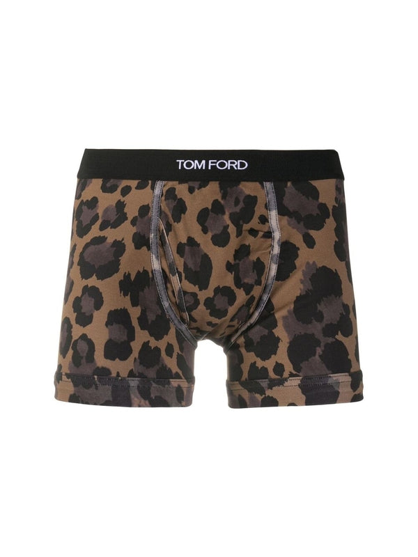 Logo Band Leopard Printing
  Underwear