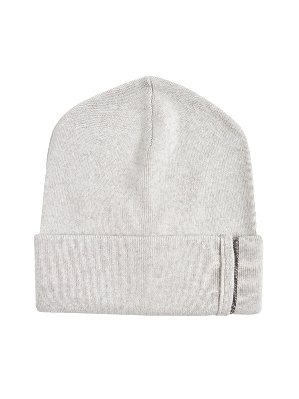 Monili Detail Cashmere Beanie