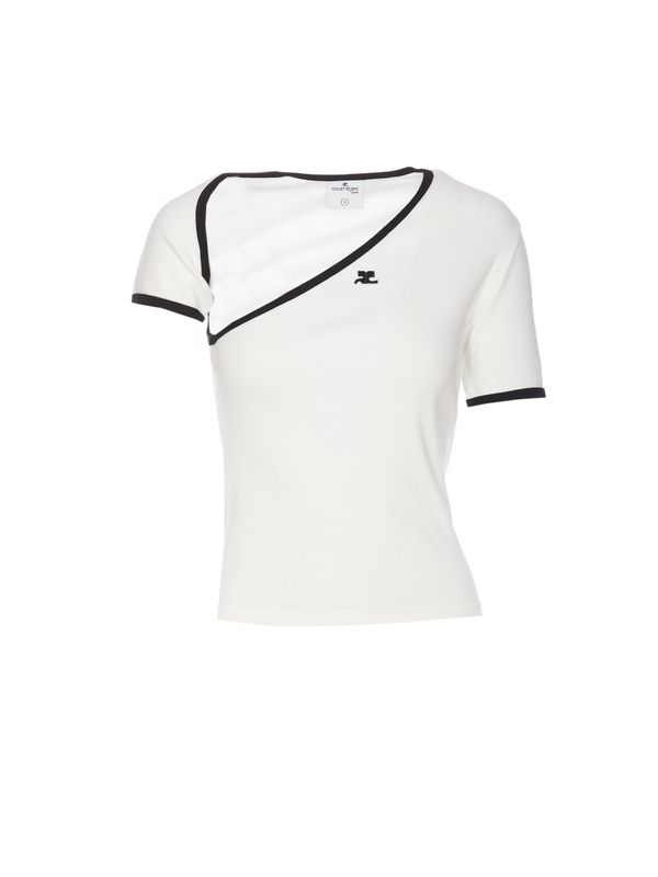 Slash Asymmetric Short Sleeve T-Shirt