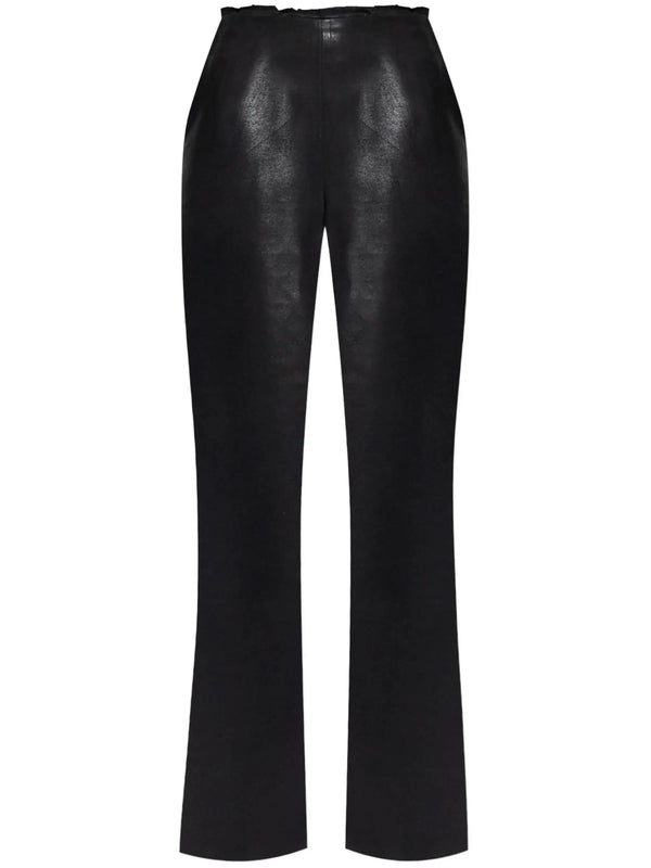 Side Zipper Flare Pants