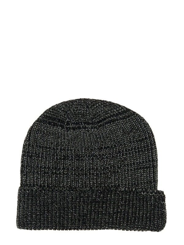 Logo Detail Ribbed Beanie