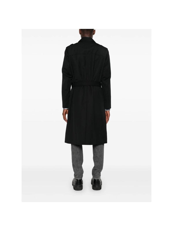 Belt Detail Double Coat