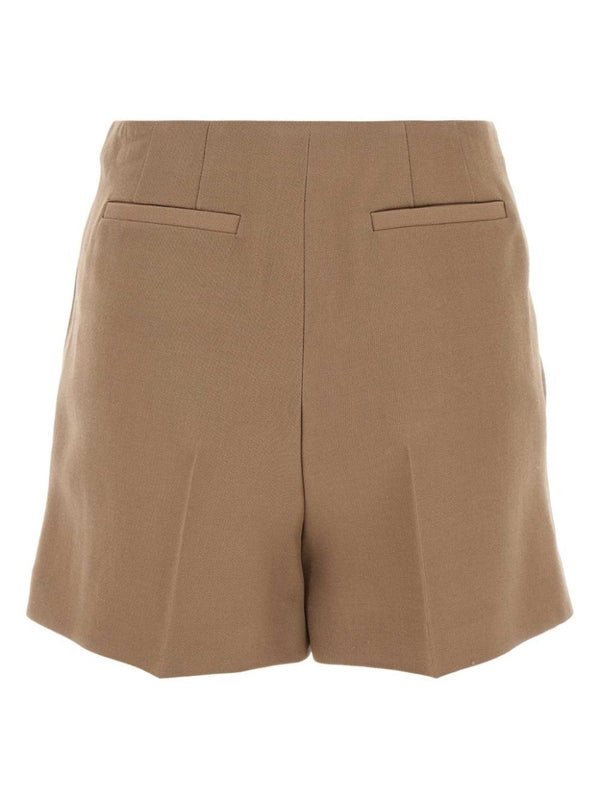 Wool Silk Skirt Shorts