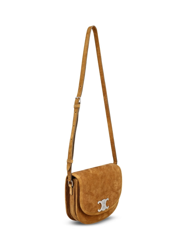 Triopé Decorated Suede Crossbody Bag