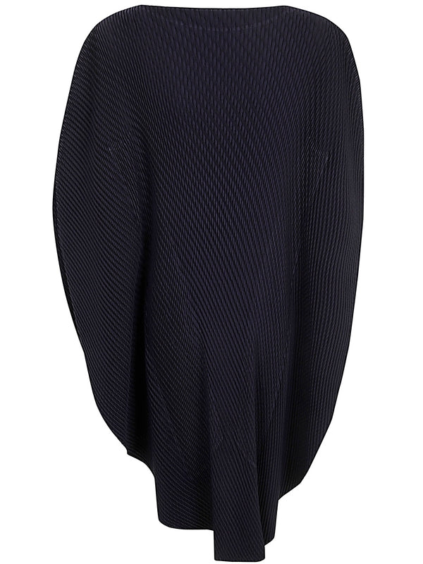 Crewneck Pleated Dress