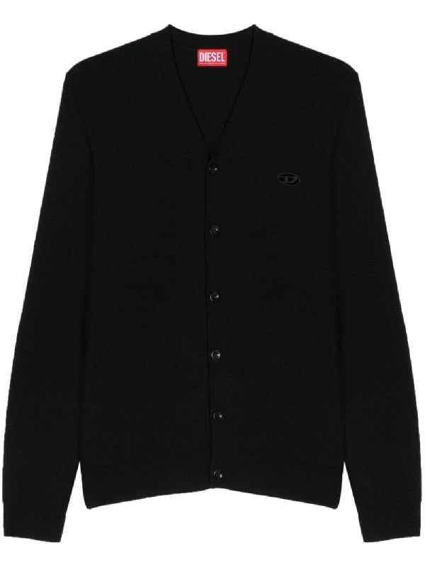 Wool Cashmere V-Neck Cardigan