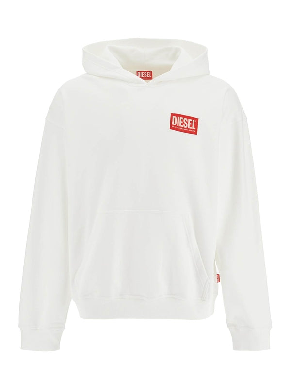 DIESEL - Sheer Logo Printing Hood - Jente