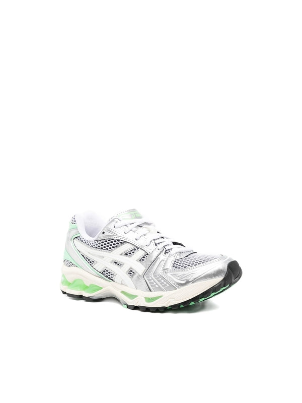 Asics Silver White Low Top Sneakers